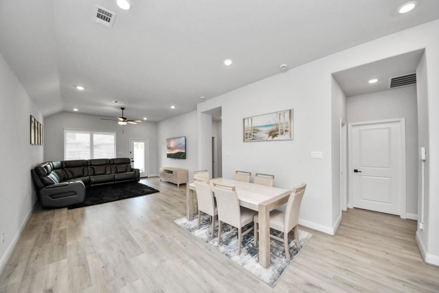 Furnished interior view inside a new home in , Conroe (Image 36).