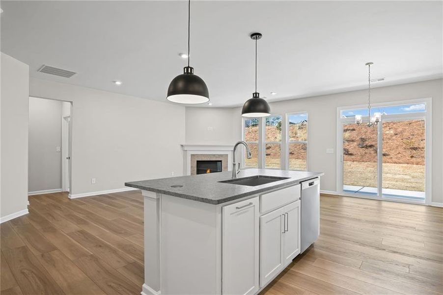 Furnished interior view inside a new home in Easton Park, Dallas (Image 5).