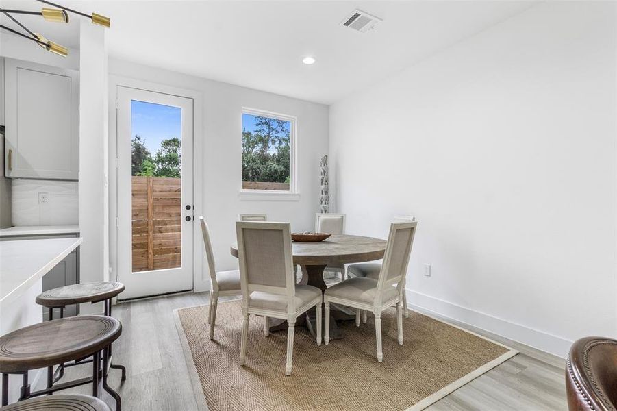 Furnished interior view inside a new home in , Houston (Image 21).