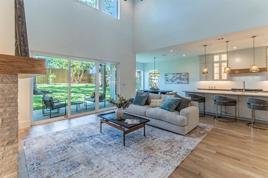 Furnished interior view inside a new home in , Dallas (Image 7).