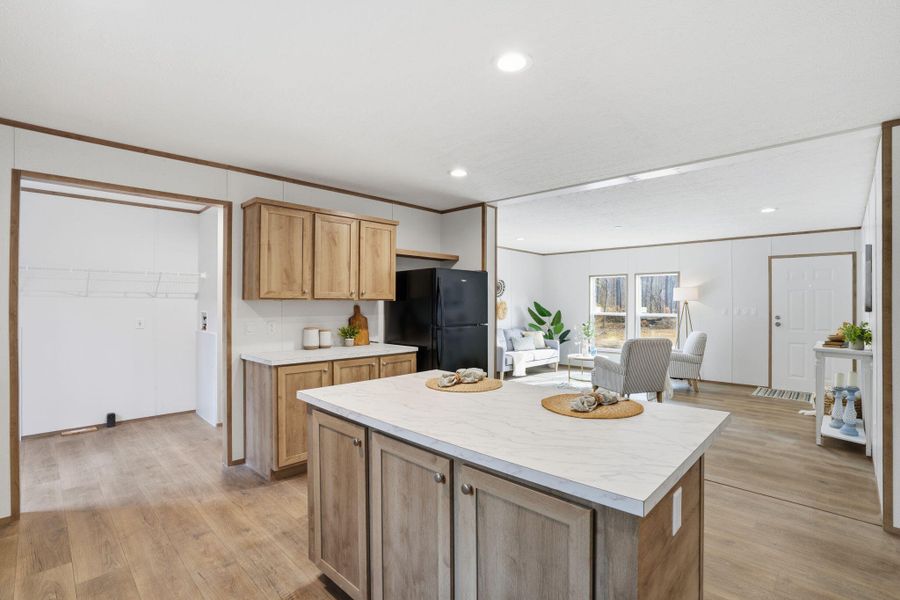 Furnished interior view inside a new home in , St. Stephen (Image 6).