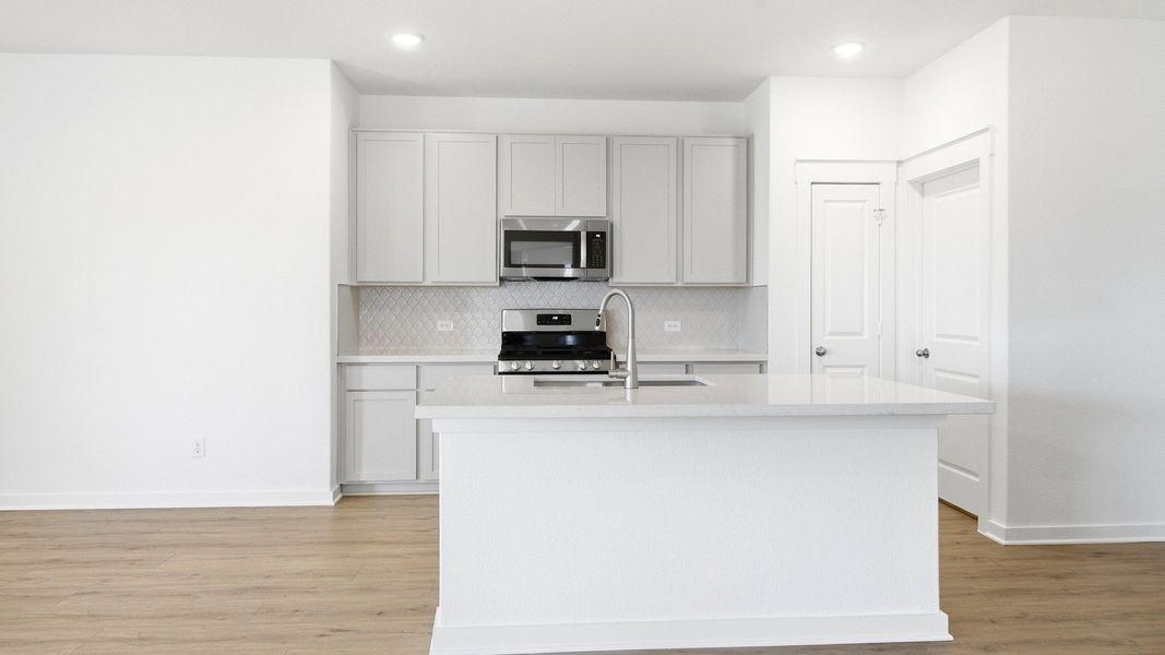 Furnished interior view inside a new home in Infinity Square, Kyle (Image 16).