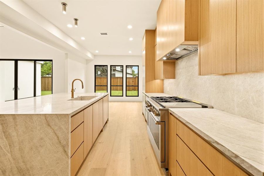 Furnished interior view inside a new home in , Dallas (Image 11).
