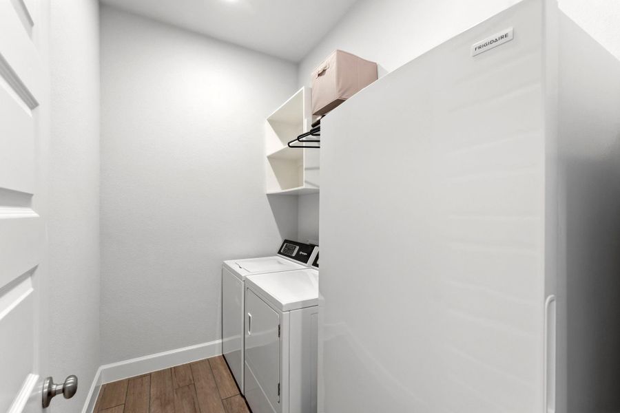 Utility Room Located Between Garage and Locker Area; Large Enough for your Appliances and Bright LED Lighting! Utility Room Located Between Garage and Locker Area; Large Enough for your Appliances and Bright LED Lighting!