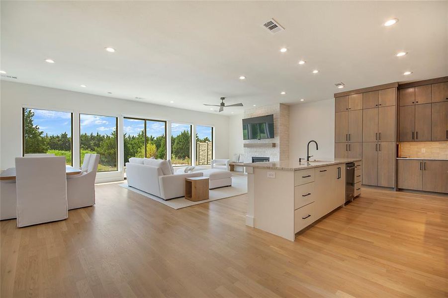 Furnished interior view inside a new home in , Heath (Image 7).