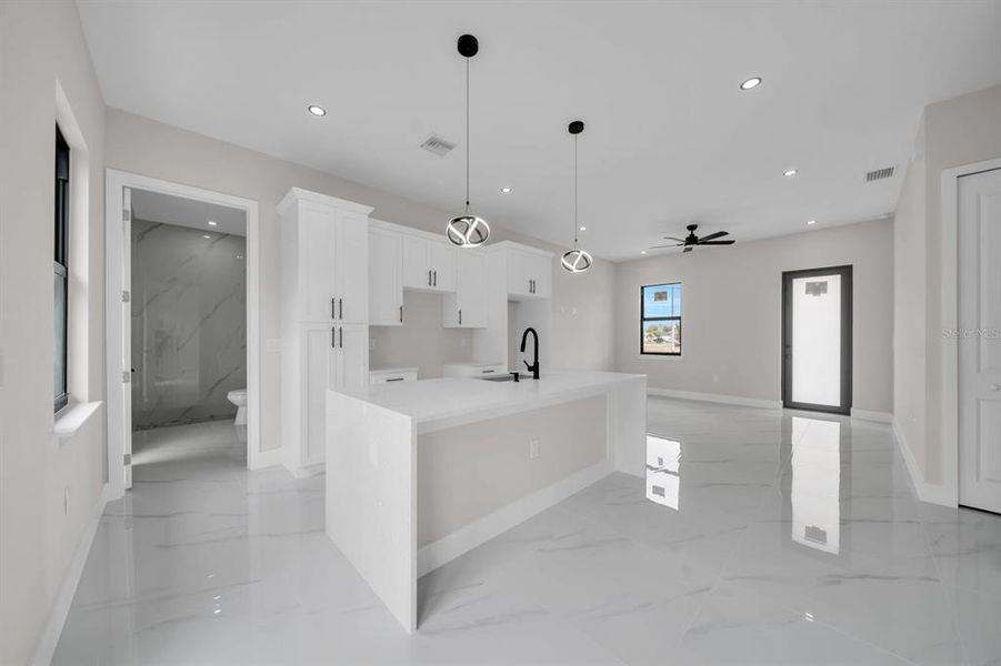 Furnished interior view inside a new home in , Lehigh Acres (Image 7).