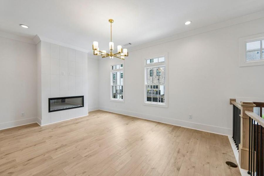 Spacious, unfurnished interior of a new home in Skyview On Broad, Sugar Hill (Image 22).