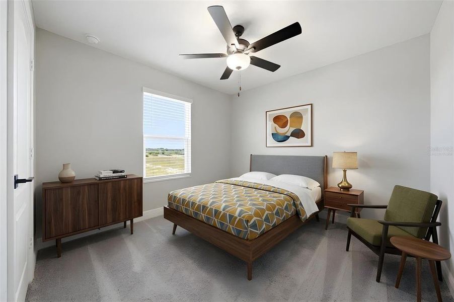 Furnished interior view inside a new home in Gum Lake Preserve, Lake Alfred (Image 16).