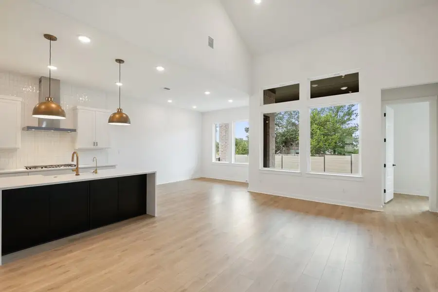 Furnished interior view inside a new home in Park Collection At Wolf Ranch, Georgetown (Image 6). Furnished interior view inside a new home in Park Collection At Wolf Ranch, Georgetown (Image 6).