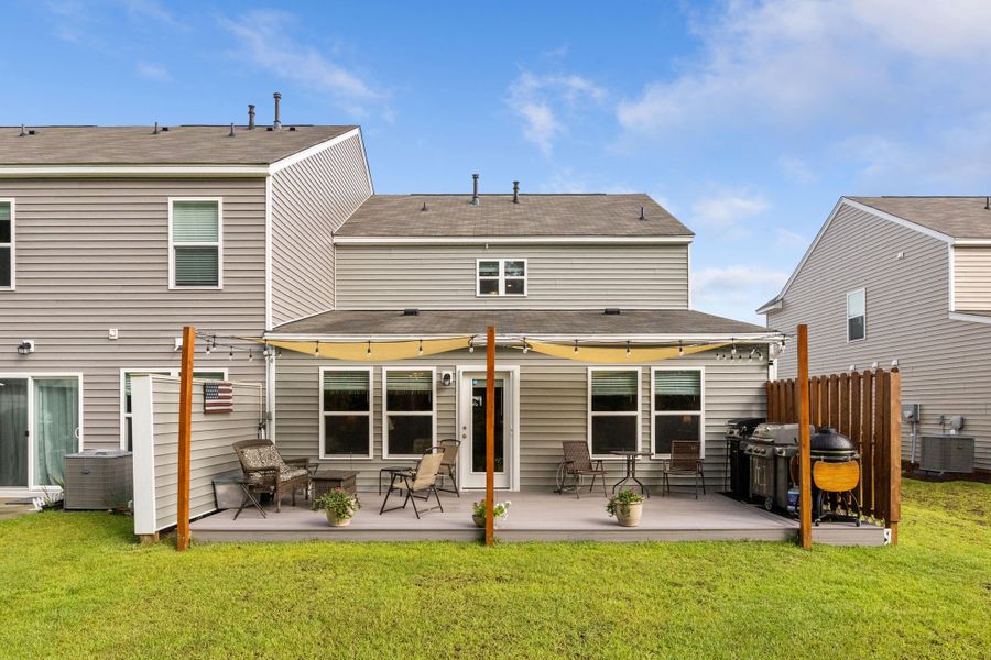Exterior details and patio area of a home in , Summerville (Image 28).
