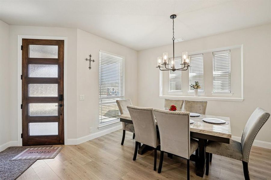 Furnished interior view inside a new home in , Godley (Image 10).