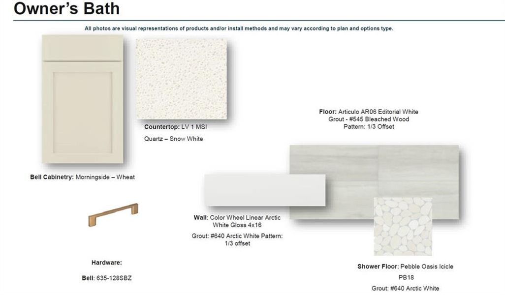 Sample of building materials used in homes in Byers Park, Alpharetta (Image 43).