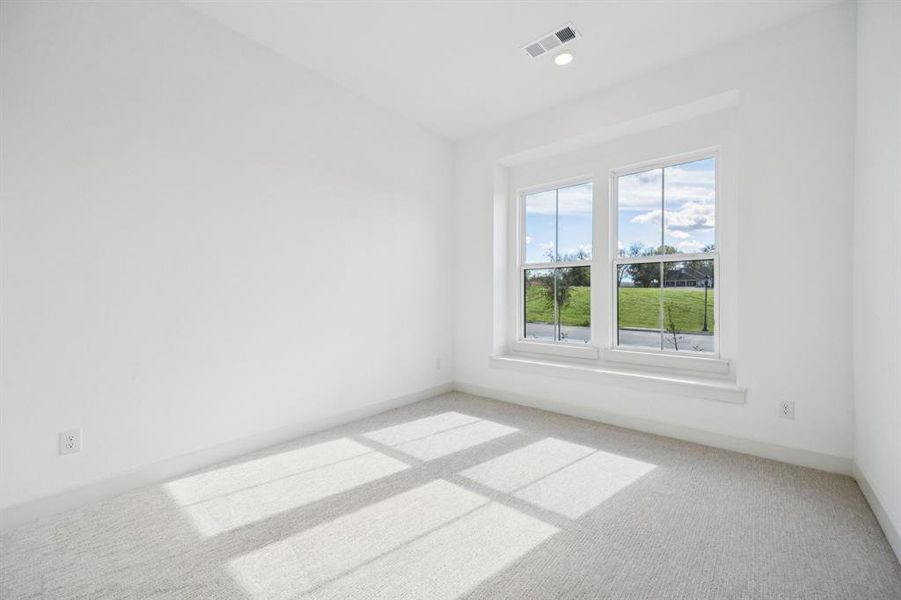 You'll find nicely sized secondary bedrooms in our Madeleine floor plan. You'll find nicely sized secondary bedrooms in our Madeleine floor plan.