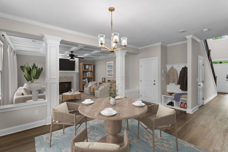 Furnished interior view inside a new home in Forrest Bluff, North Augusta (Image 9).