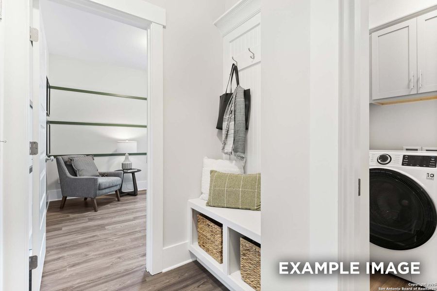 Furnished interior view inside a new home in Hickory Ridge, Elmendorf (Image 11).