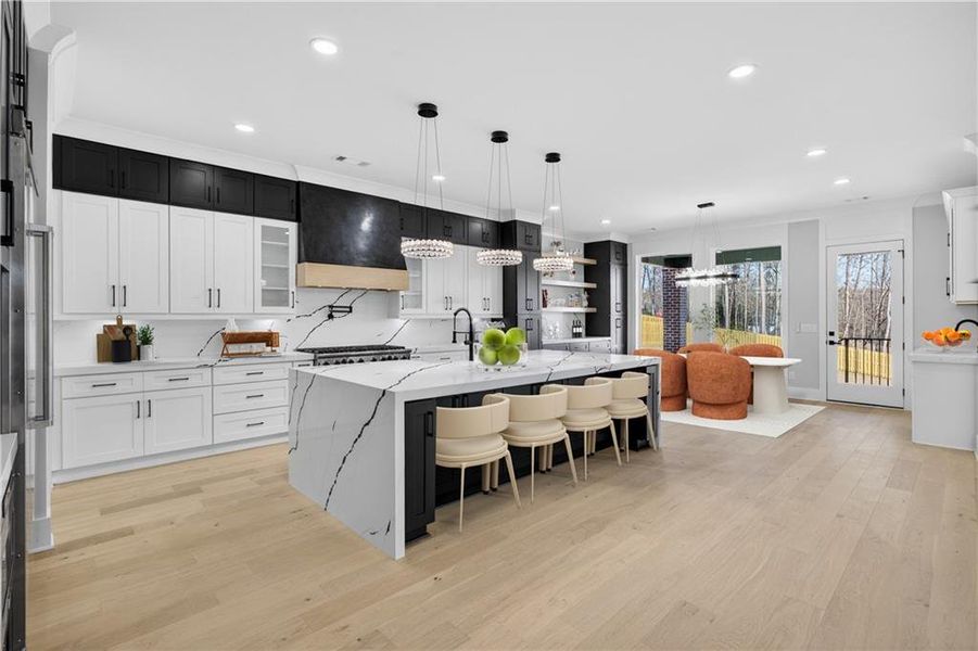 Furnished interior view inside a new home in , Buford (Image 5).