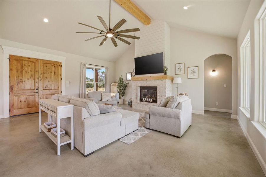 Furnished interior view inside a new home in , Bluff Dale (Image 4).