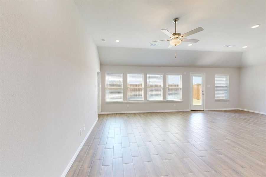 Spacious, unfurnished interior of a new home in Meadow Park, Denton (Image 23). Spacious, unfurnished interior of a new home in Meadow Park, Denton (Image 23).