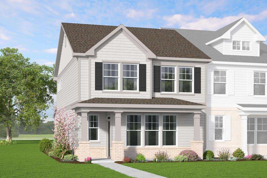 Representative exterior photo of a completed home built from the Scotsman by McKinley Homes in Kinsley, Wake Forest, NC (Image 2). Representative exterior photo of a completed home built from the Scotsman by McKinley Homes in Kinsley, Wake Forest, NC (Image 2).