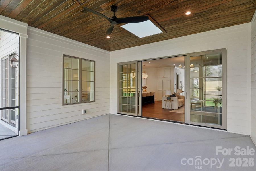 Exterior details and patio area of a home in , Charlotte (Image 30). Exterior details and patio area of a home in , Charlotte (Image 30).