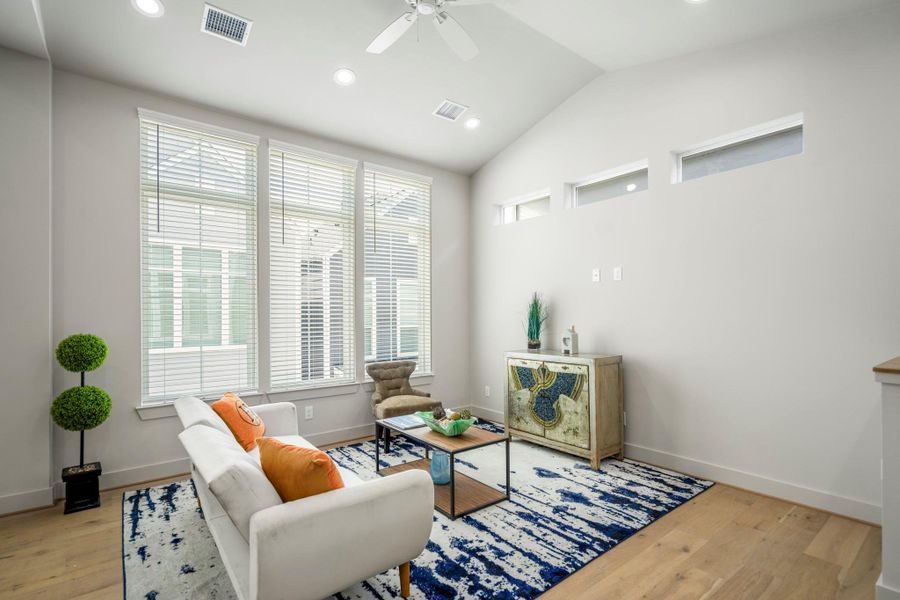 Furnished interior view inside a new home in , Houston (Image 6).
