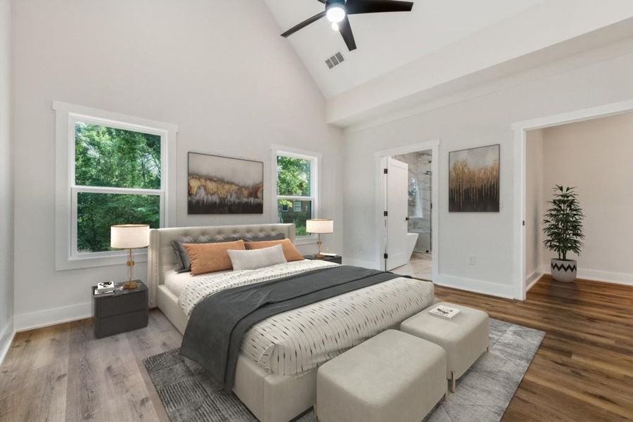 Furnished interior view inside a new home in , Woodstock (Image 7).