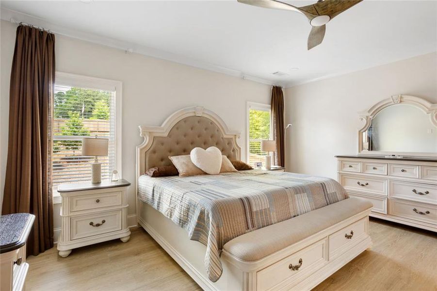 Furnished interior view inside a new home in , Marietta (Image 26).