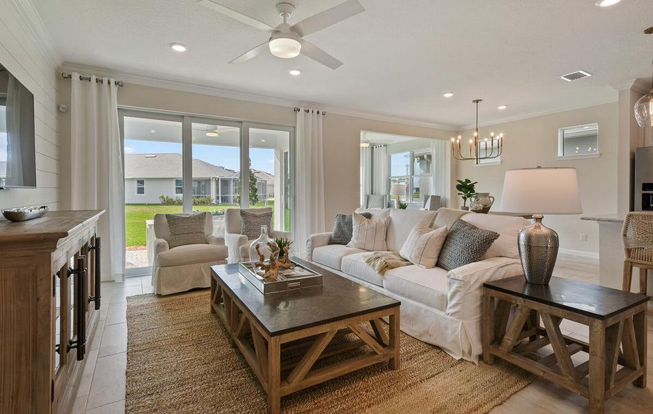 Prosperity Gathering Room with Sunroom