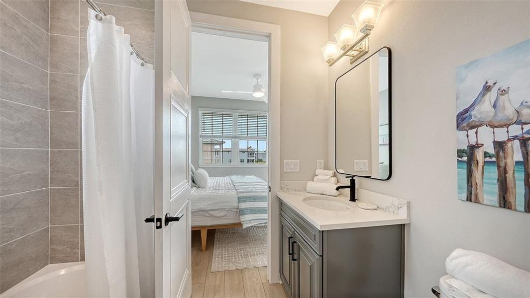 Furnished interior view inside a new home in Hunters Point, Cortez (Image 24).
