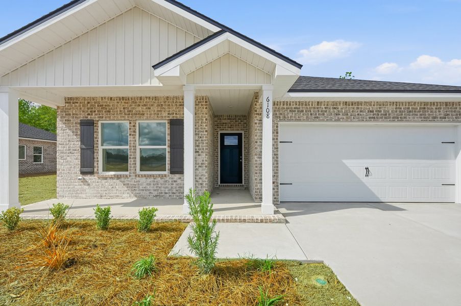 Exterior details and patio area of a home in Southern Charm, Crestview (Image 3).