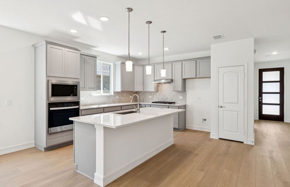 Furnished interior view inside a new home in Treeline, Justin (Image 3). Furnished interior view inside a new home in Treeline, Justin (Image 3).
