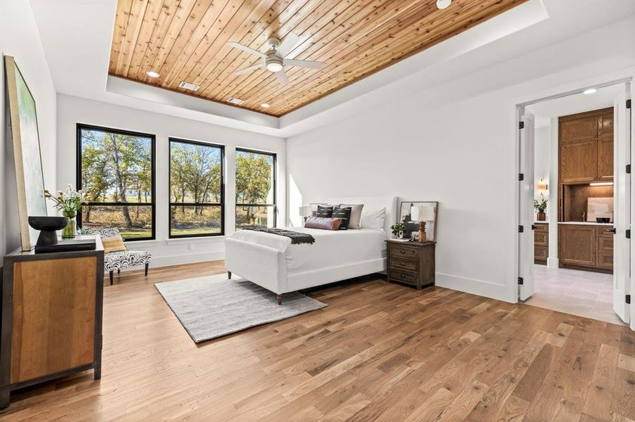 Furnished interior view inside a new home in , Aledo (Image 10).