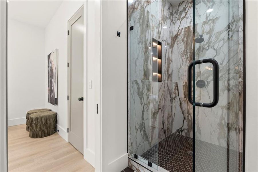 Furnished interior view inside a new home in , Atlanta (Image 10).