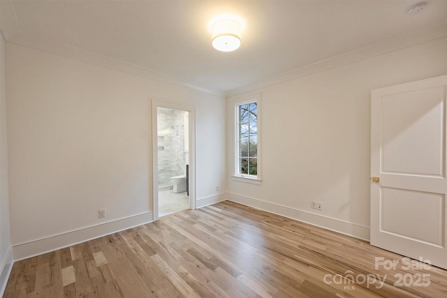 One of four bedrooms on the second level.