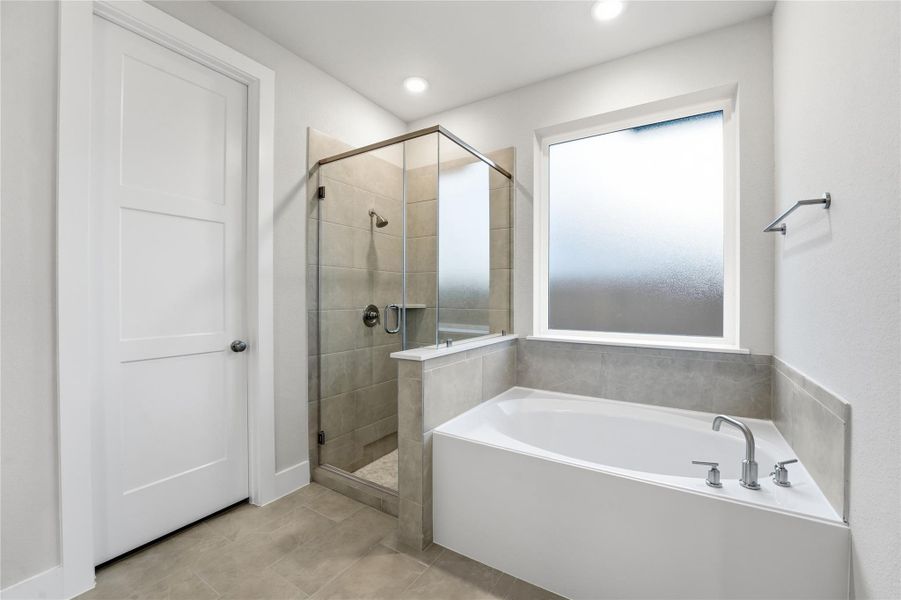 Furnished interior view inside a new home in Bridgeland, Cypress (Image 6).