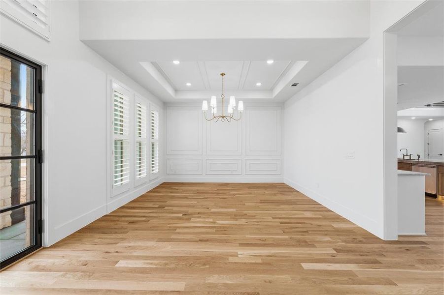 Formal Dining view from entry