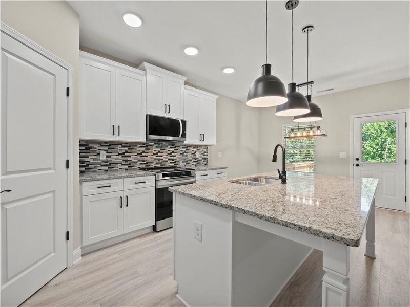 Furnished interior view inside a new home in , Dawsonville (Image 8).