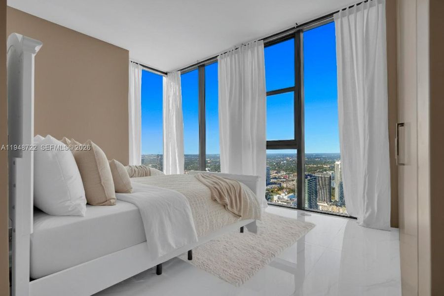 Furnished interior view inside a new home in , Miami (Image 36).