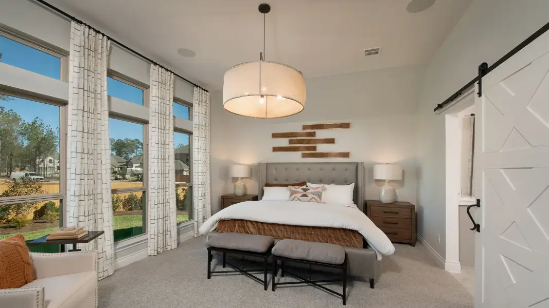 Furnished interior view inside a new home in Silo Mills, Cleburne (Image 100). Furnished interior view inside a new home in Silo Mills, Cleburne (Image 100).