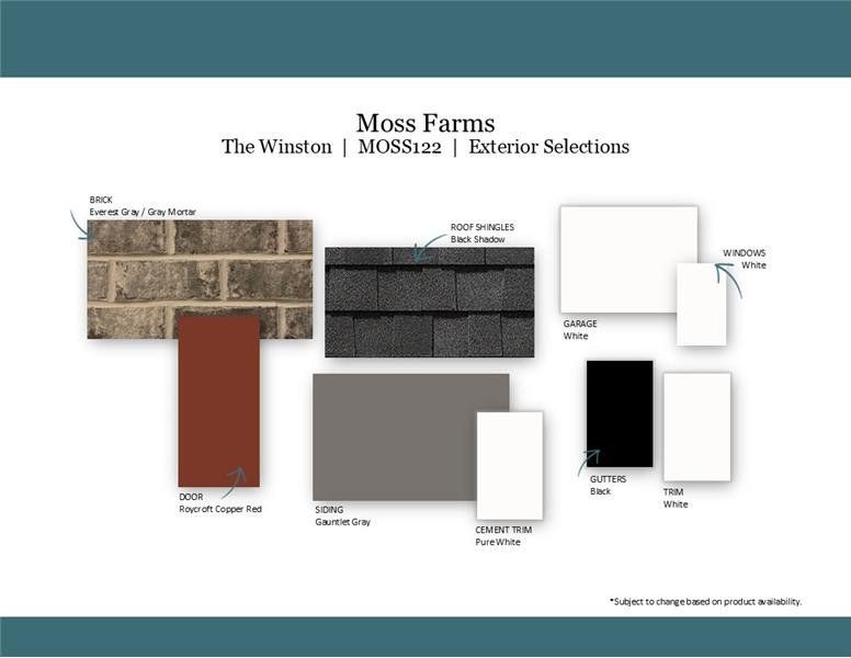 Sample of building materials used in homes in Moss Farm, White House (Image 40). Sample of building materials used in homes in Moss Farm, White House (Image 40).