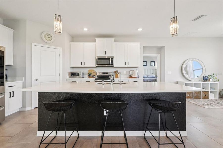 Furnished interior view inside a new home in , San Antonio (Image 16). Furnished interior view inside a new home in , San Antonio (Image 16).