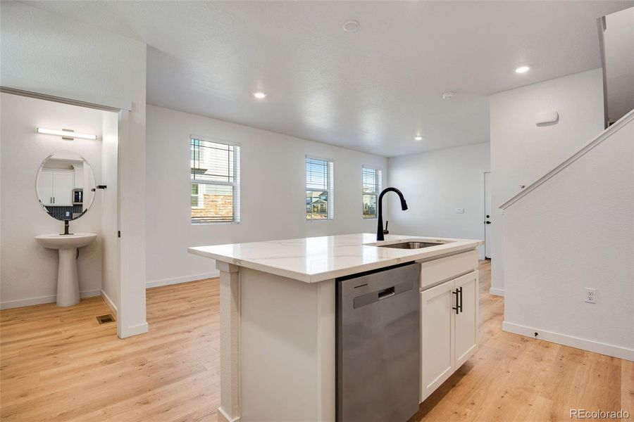 Furnished interior view inside a new home in Horizon Uptown, Aurora (Image 7). Furnished interior view inside a new home in Horizon Uptown, Aurora (Image 7).