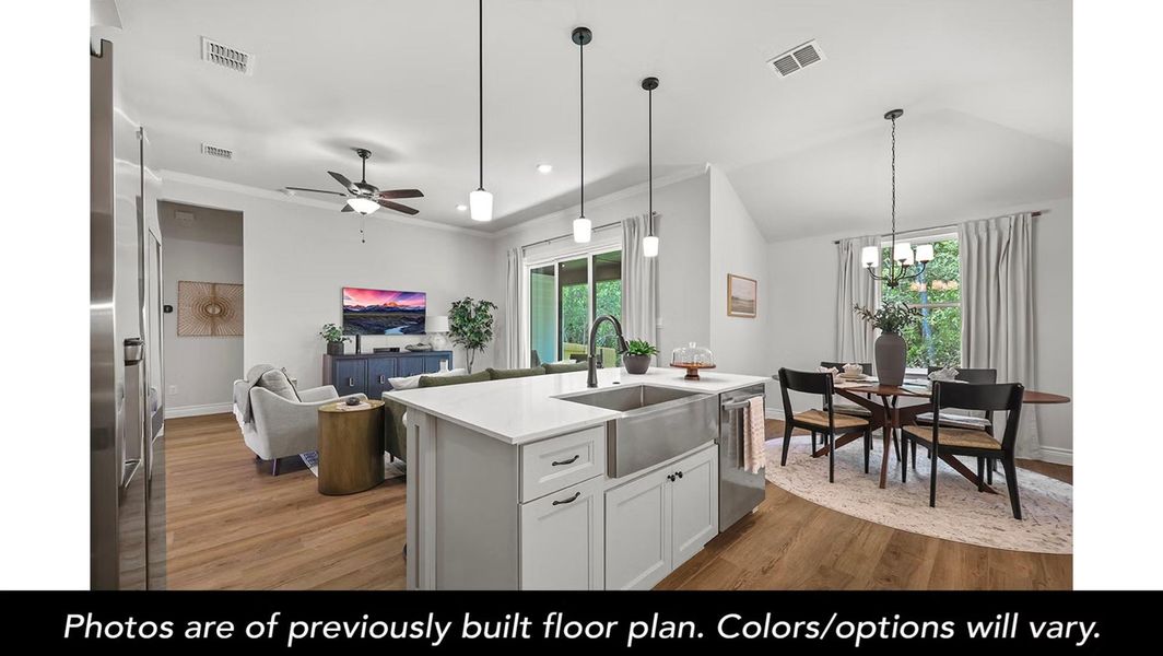 Furnished interior view inside a new home in Lexington Heights, Willis (Image 3). Furnished interior view inside a new home in Lexington Heights, Willis (Image 3).