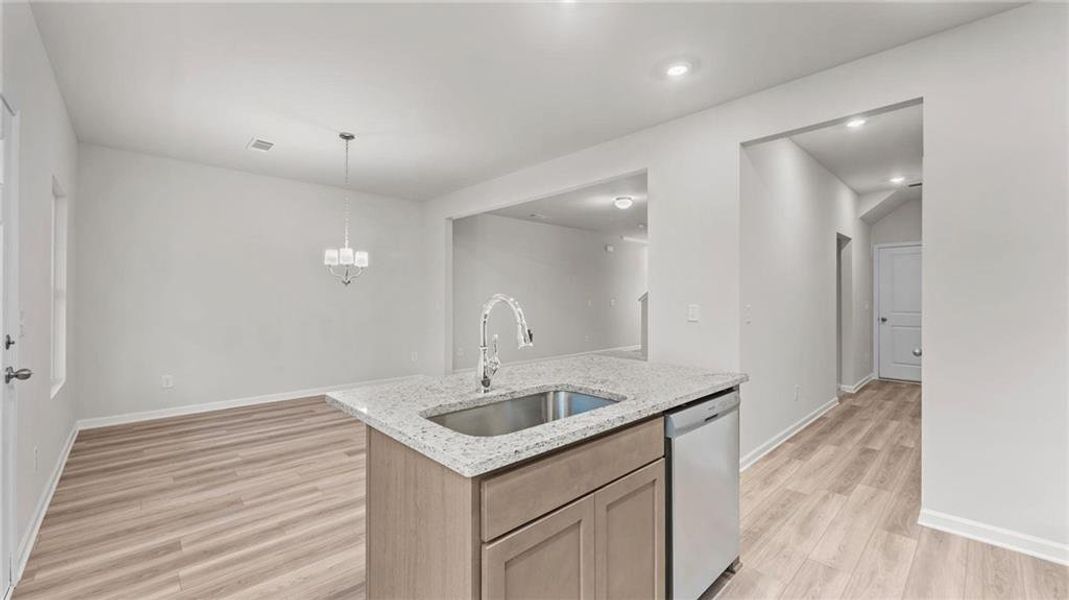 Furnished interior view inside a new home in Castleberry Pointe, Dawsonville (Image 4). Furnished interior view inside a new home in Castleberry Pointe, Dawsonville (Image 4).
