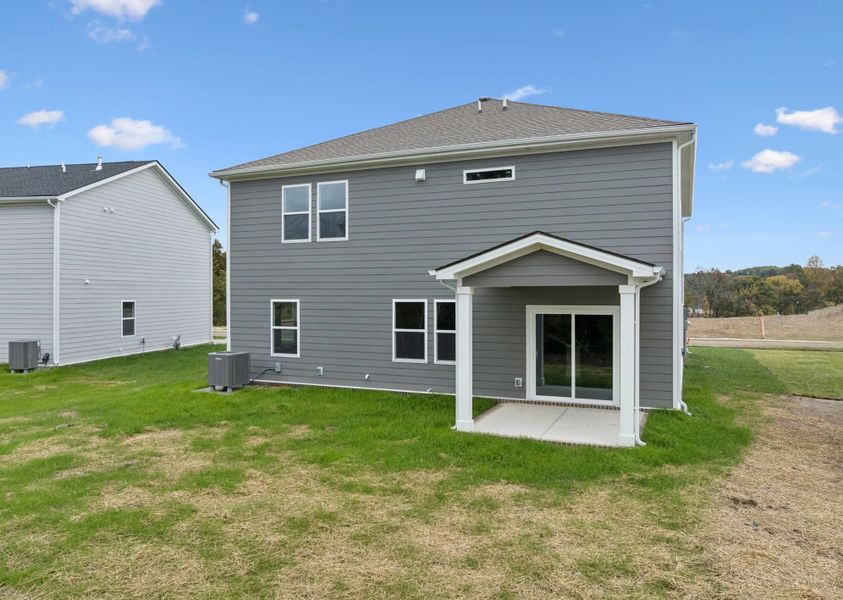 Exterior details and patio area of a home in Ascent at Arbor Ridge, La Vergne (Image 3).