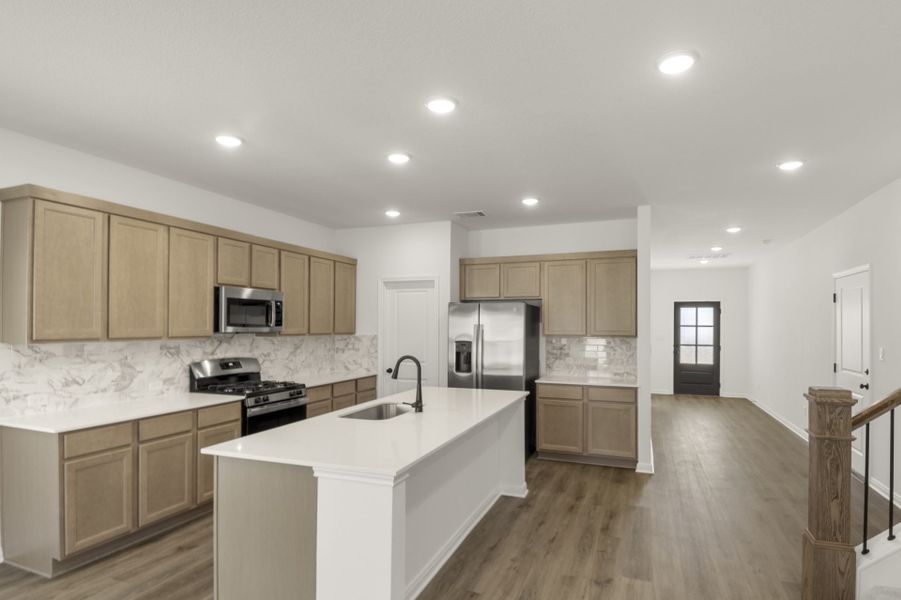 Furnished interior view inside a new home in Orchard Ridge, Liberty Hill (Image 17).