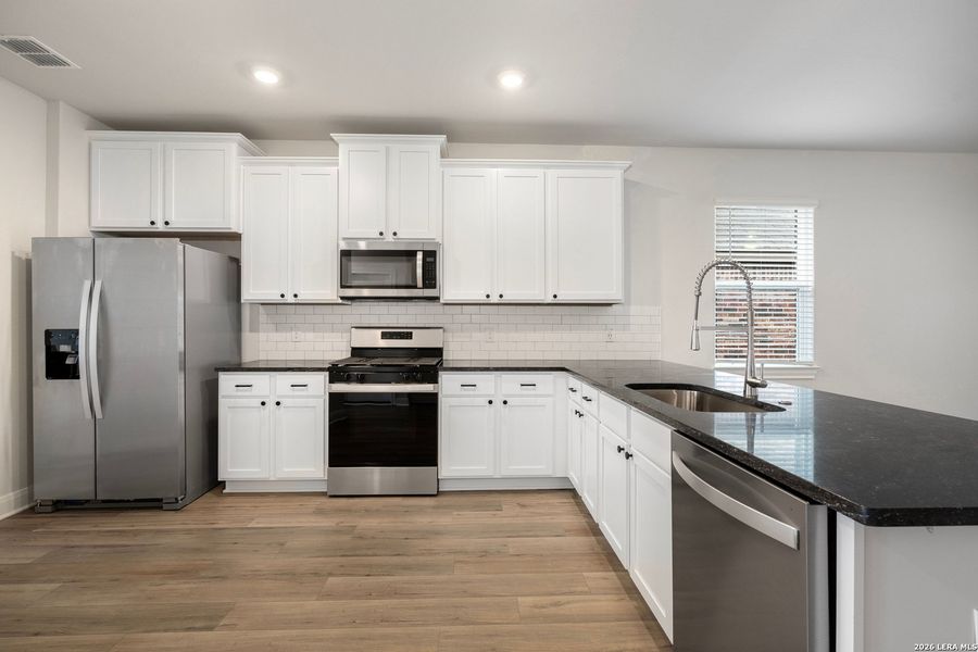 Furnished interior view inside a new home in Hightop Ridge, Converse (Image 5).