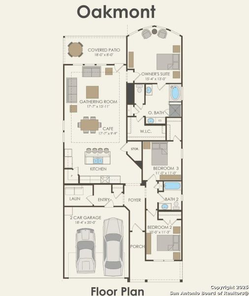 2D floor plan layout of this home in , San Marcos, TX (Image 3).