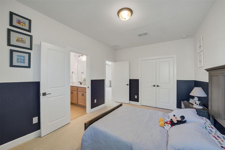 Furnished interior view inside a new home in , Cypress (Image 34).