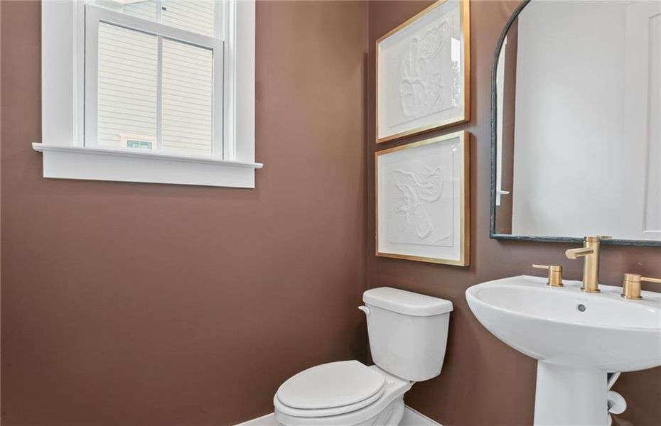 Furnished interior view inside a new home in Sterling Pointe, Cumming (Image 17).
